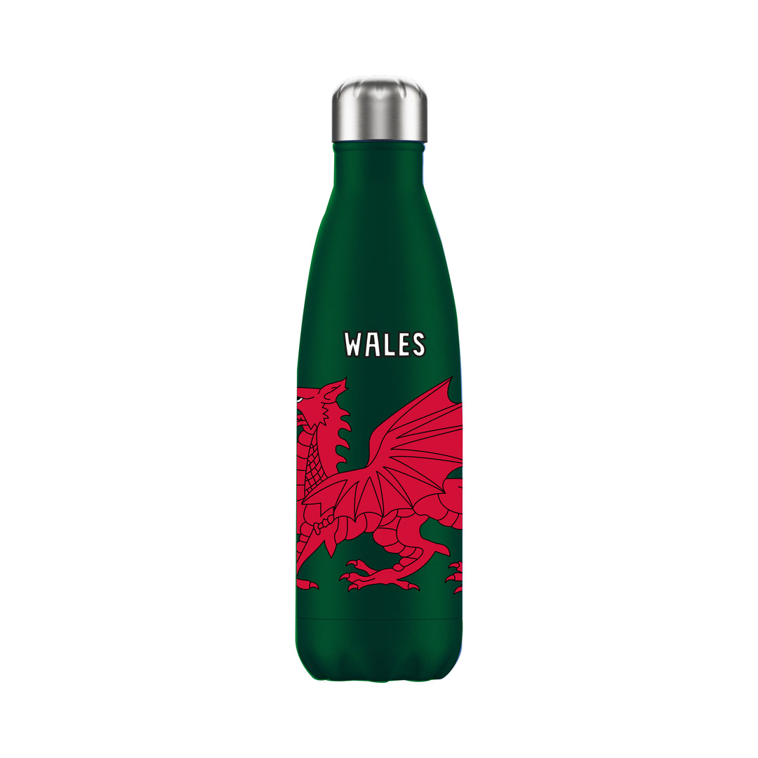 Wales Red Dragon Insulated Water Bottle