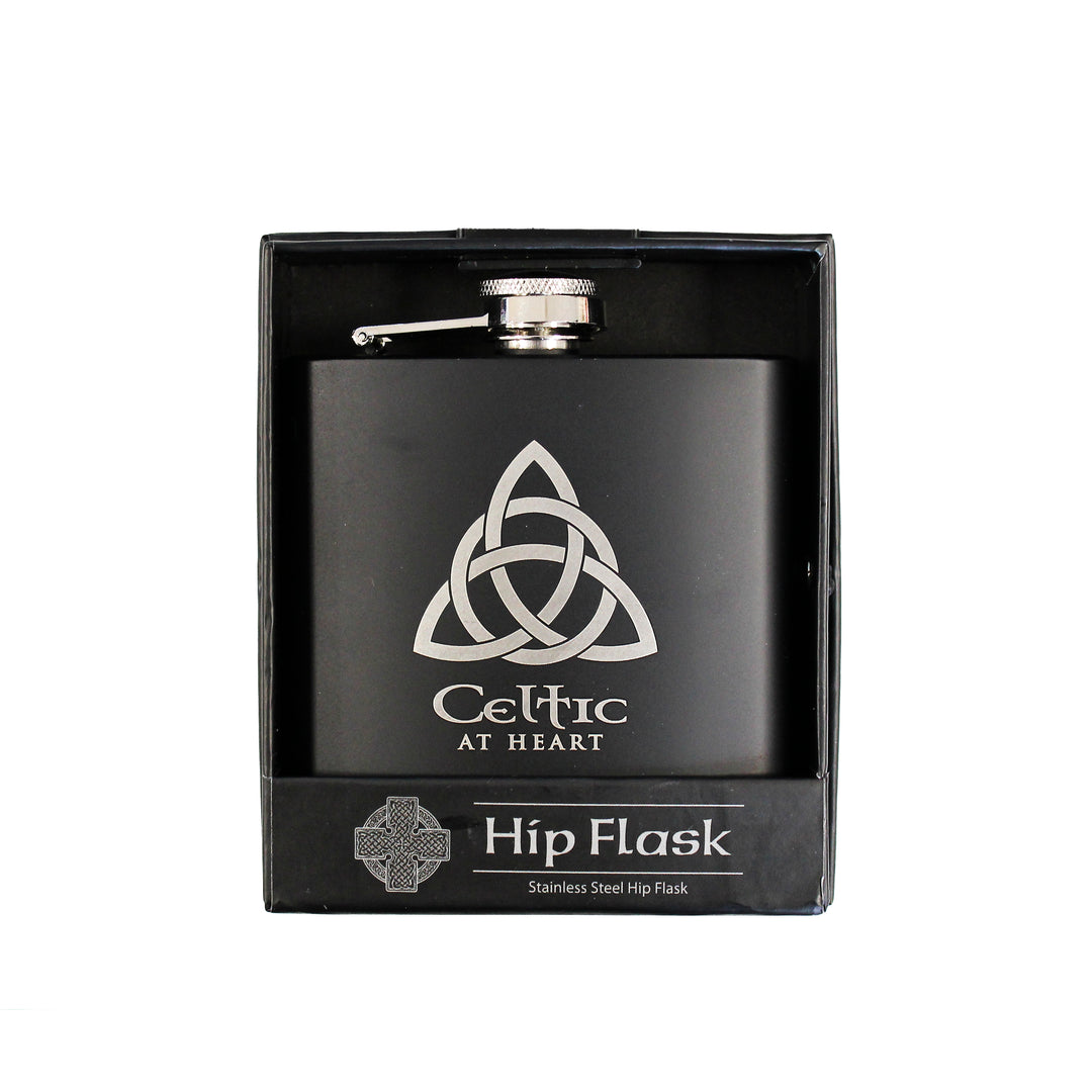 Celtic at Heart Trinity Knot Hip Flask 6oz