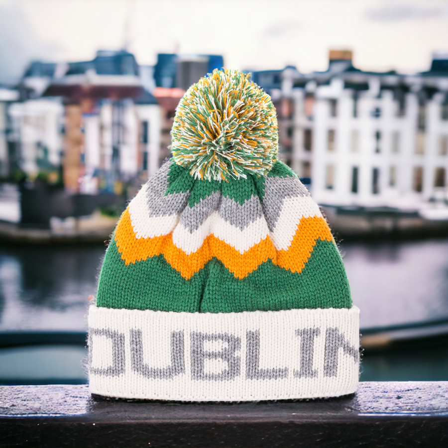 Big City Dublin Bobble Hat - Urban Style Beanie with Pom Pom