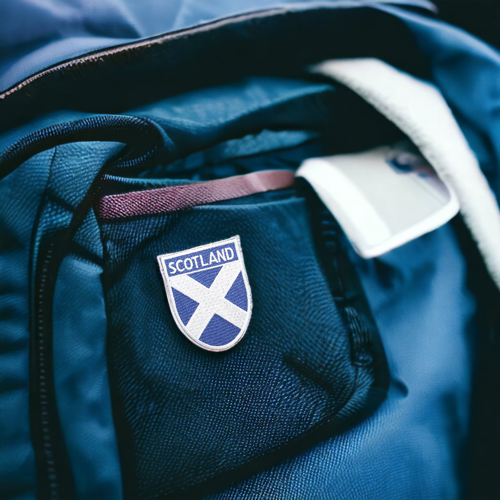 Scotland Saltire Shield Patch