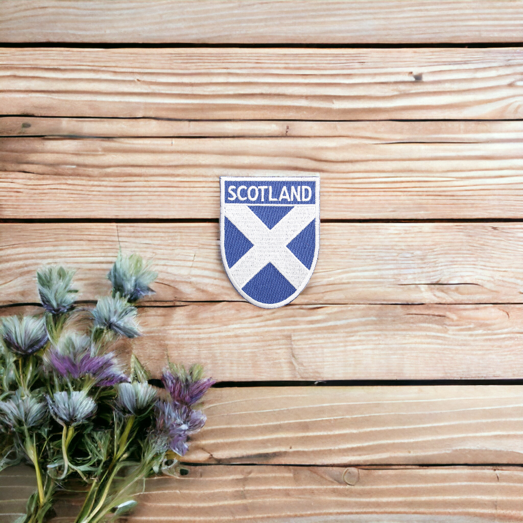 Scotland Saltire Shield Patch