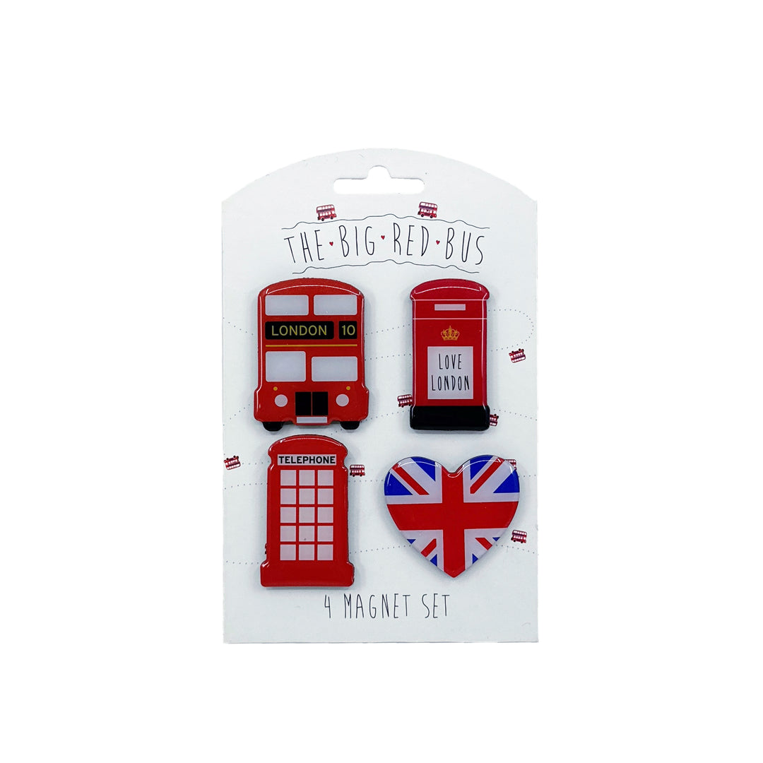 Classic London 4 Pack Magnet Set