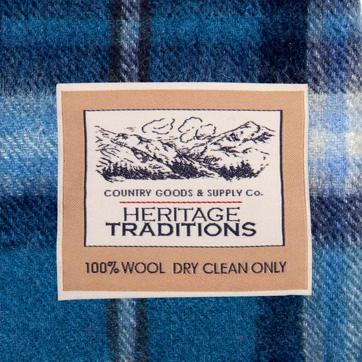 Pure Wool Tartan Check Scarf