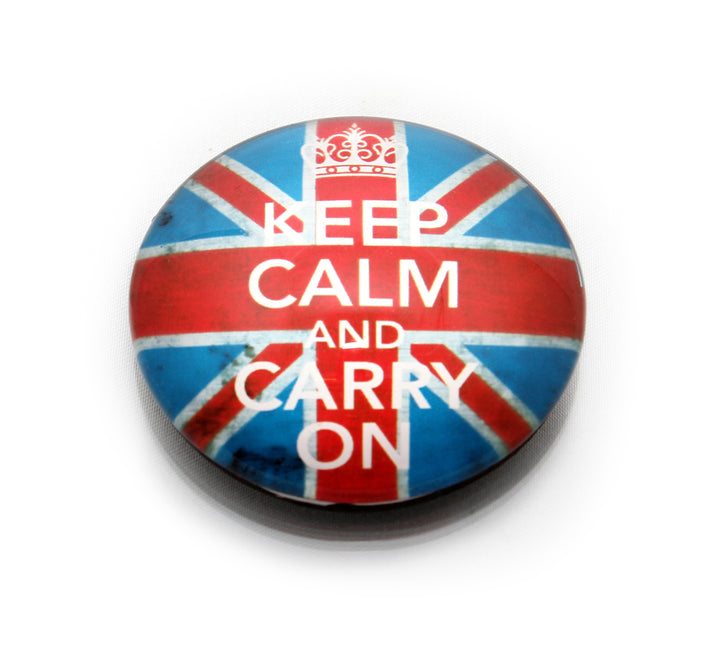 Keep Calm and Carry On Crystal Magnet