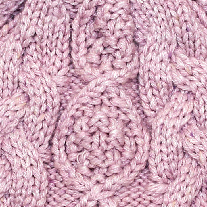 Experience Cozy Elegance with Aran Donegal Cable Turn up Beanie Hat