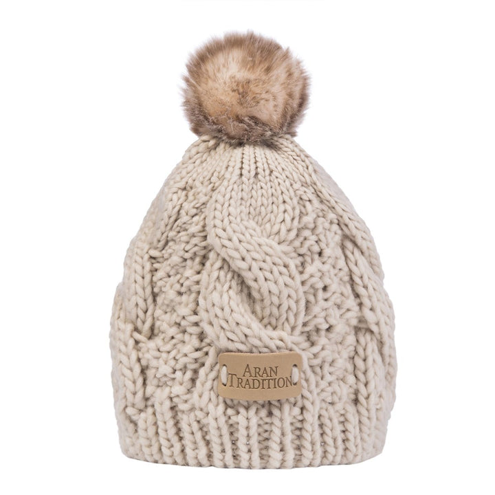 Aran Junior Cable Tammy Hat - Mini Me | Classic Chunky Cable Knit