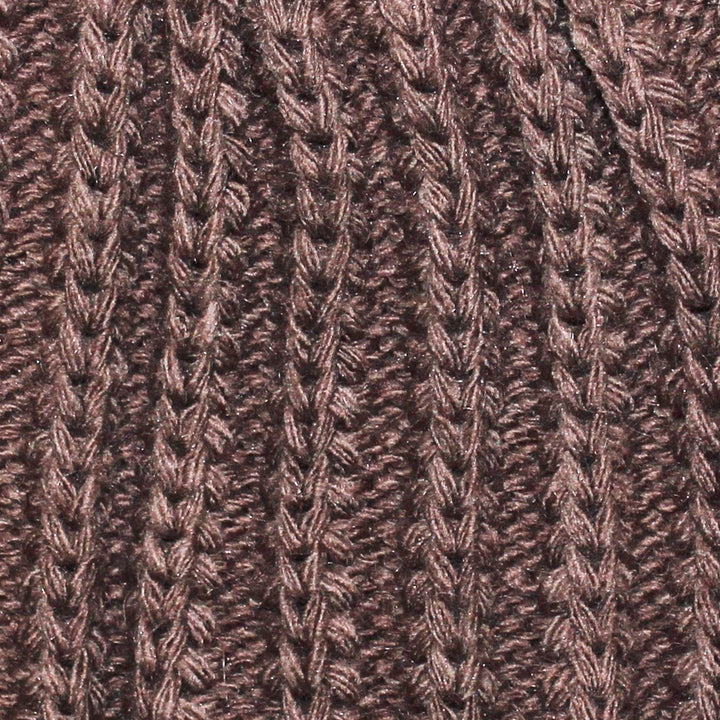 Fisherman Stitch Pom Pom Hat