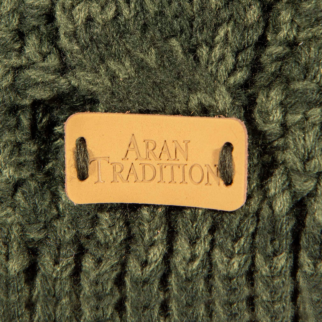 Shop the Stylish Aran Cable Tammy Hat with Faux Fur Trim