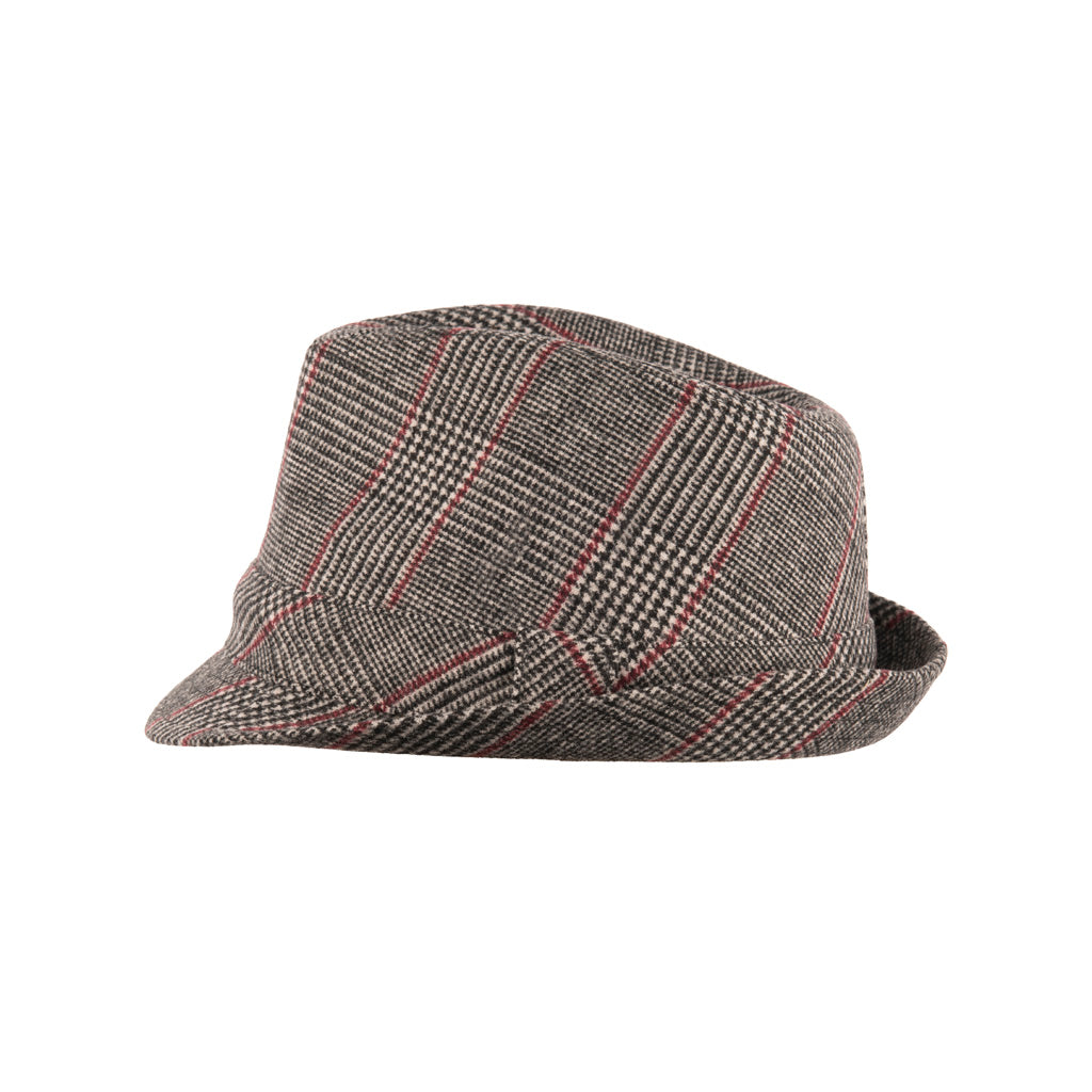 Elwood Prince of Wales Check Tweed Trilby Hat