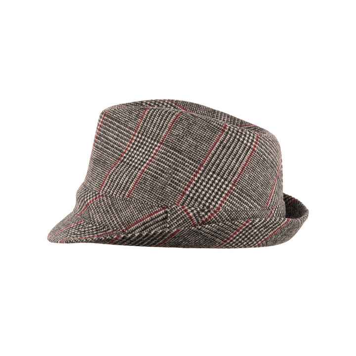 Elwood Prince of Wales Check Tweed Trilby Hat