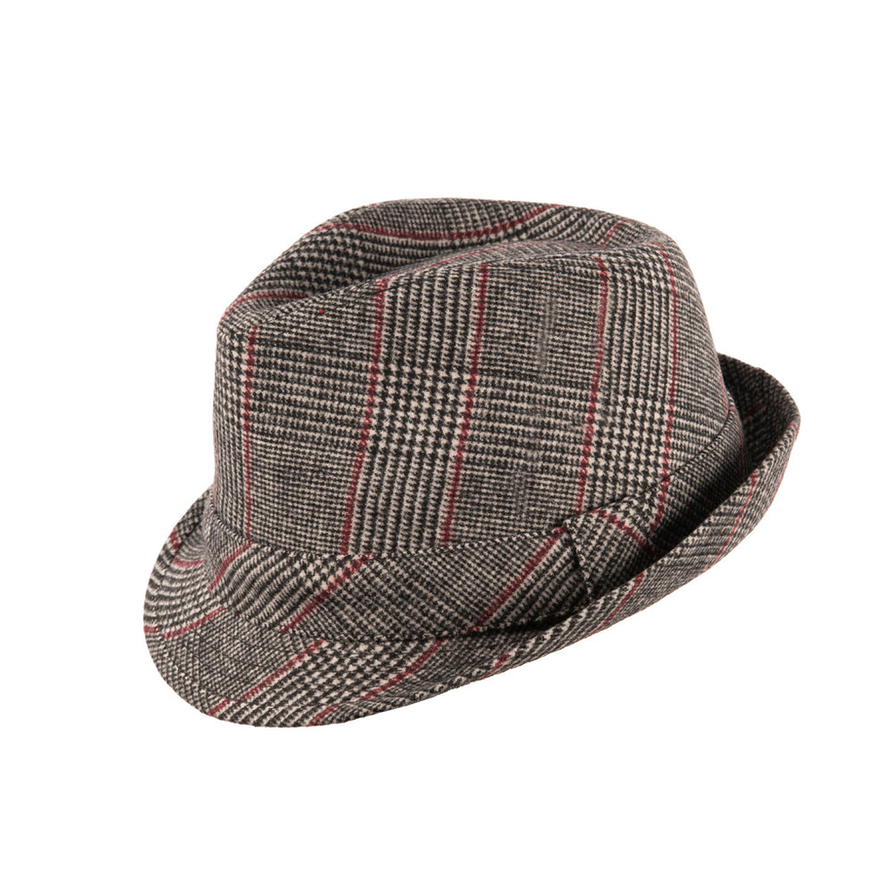 Elwood Prince of Wales Check Tweed Trilby Hat