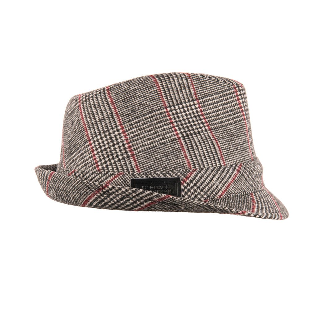 Elwood Prince of Wales Check Tweed Trilby Hat