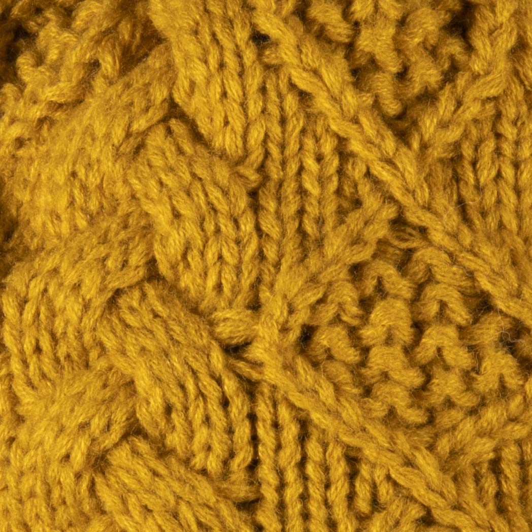 Shop the Stylish Aran Diamond Cable Button Hat | One Size