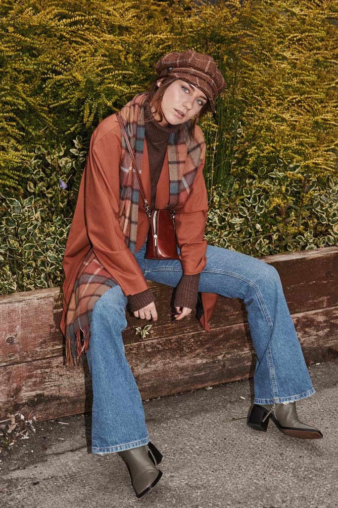 Pure Wool Tartan Check Scarf