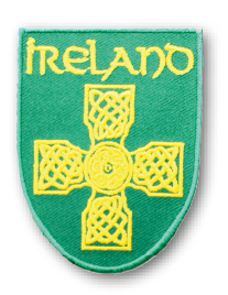 Ireland Celtic Cross Shield Shape Patch