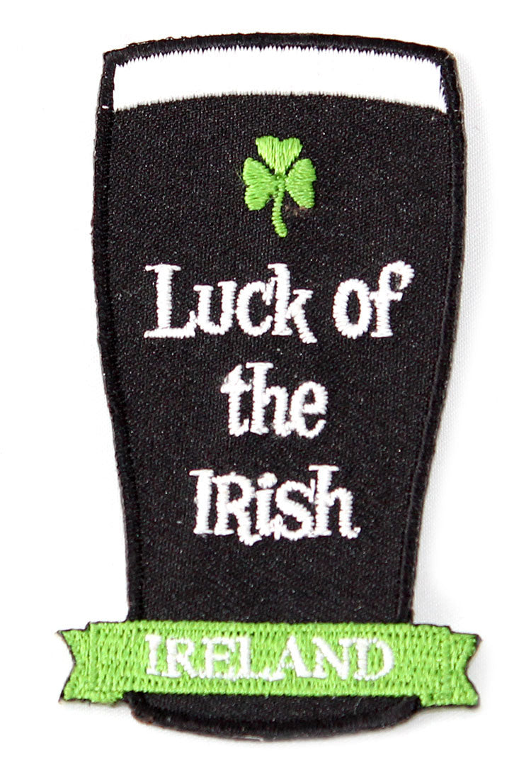 Luck of the Irish Pint Glass Patch