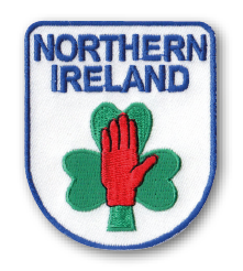 Northern Ireland Flag Belfast Shield Patch