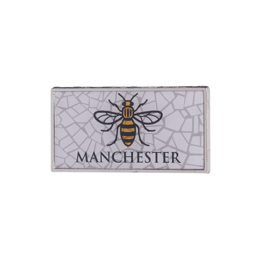 Manchester Bee Rectangle Magnet