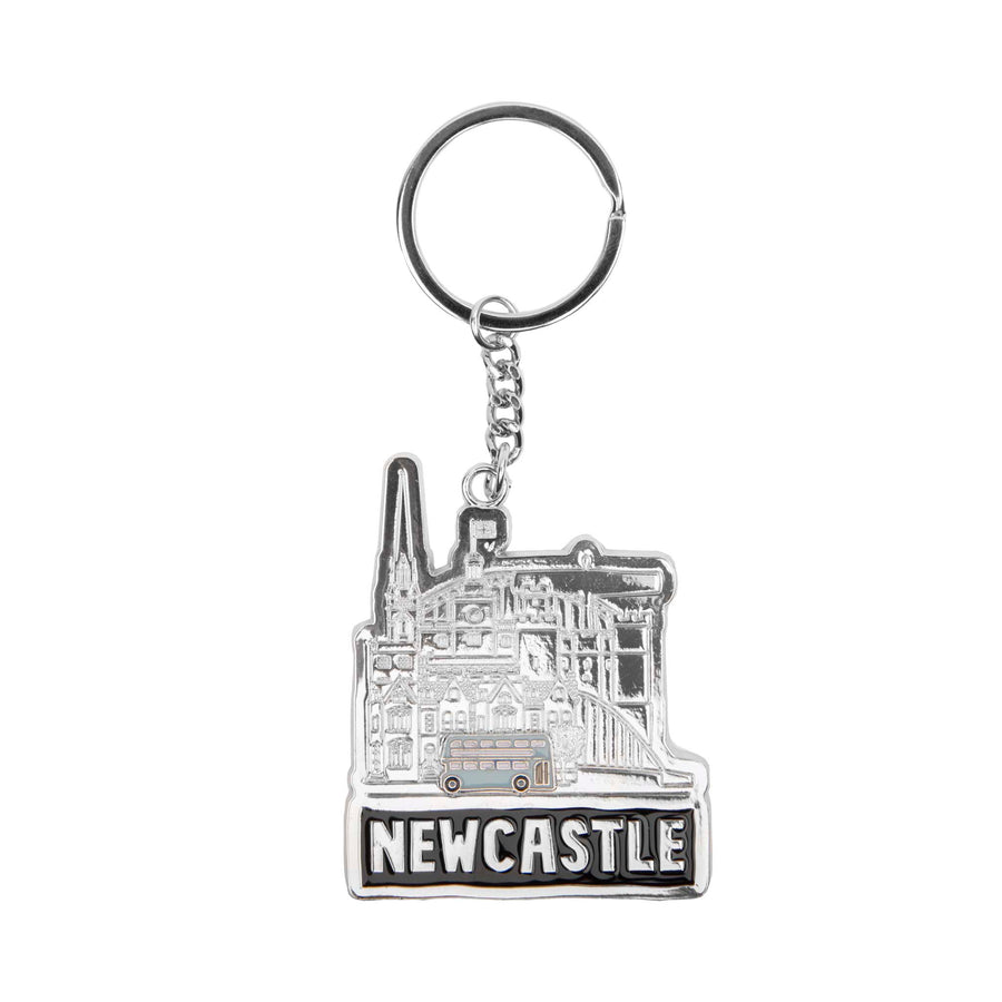 Newcastle Cityscape Metal Keyring