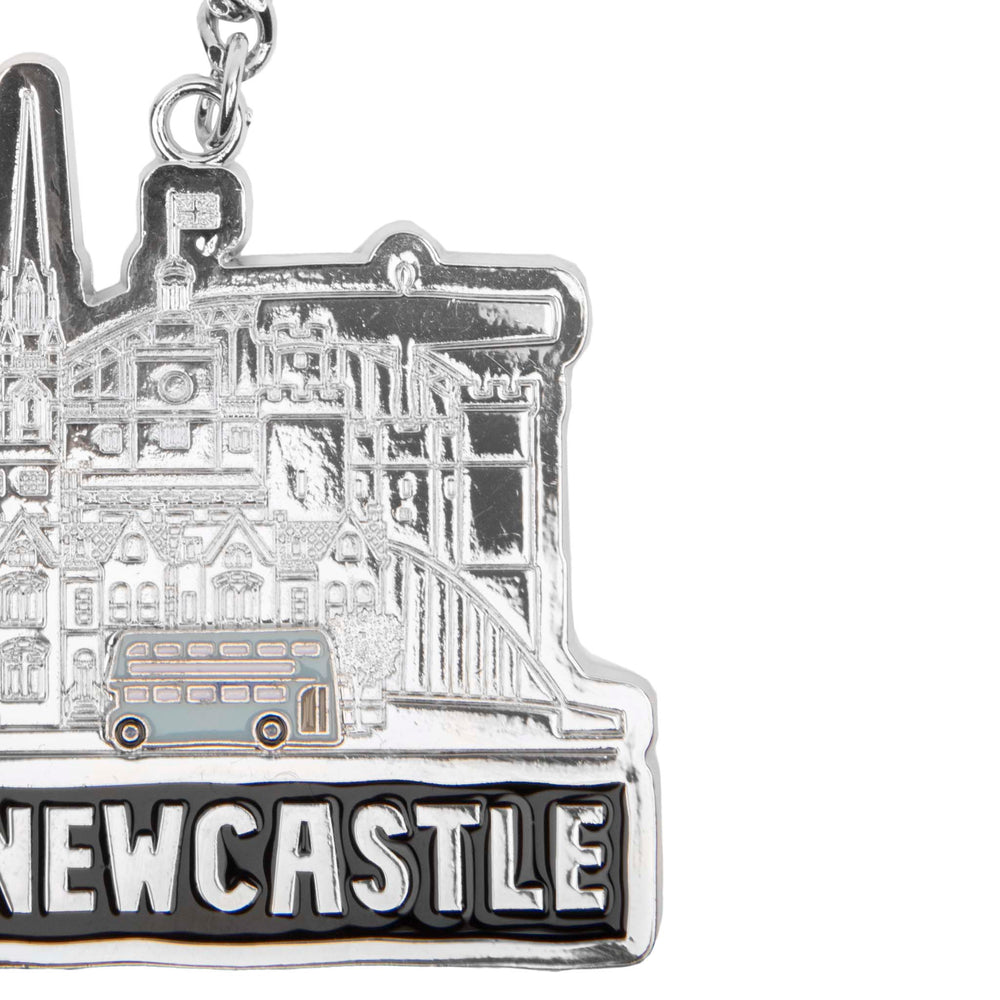 Newcastle Cityscape Metal Keyring