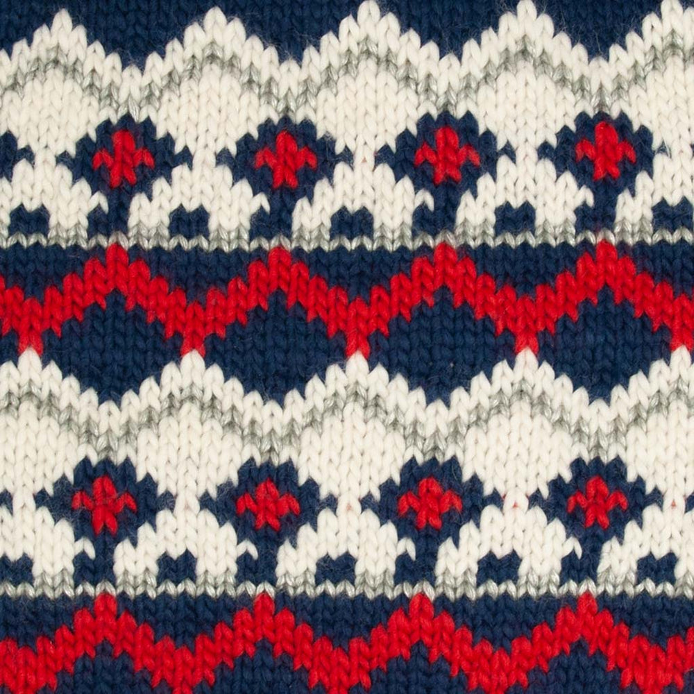 Chunky Fair-Isle Neck Warmer Snood Scarf