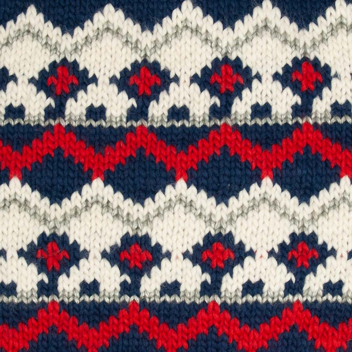 Chunky Fair-Isle Neck Warmer Snood Scarf
