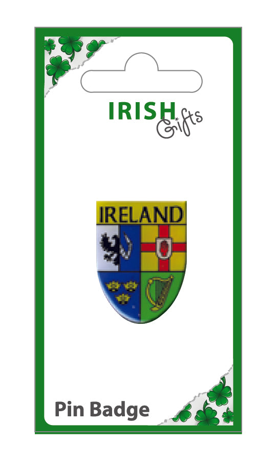 Ireland 4 Counties Shield Pin Badge