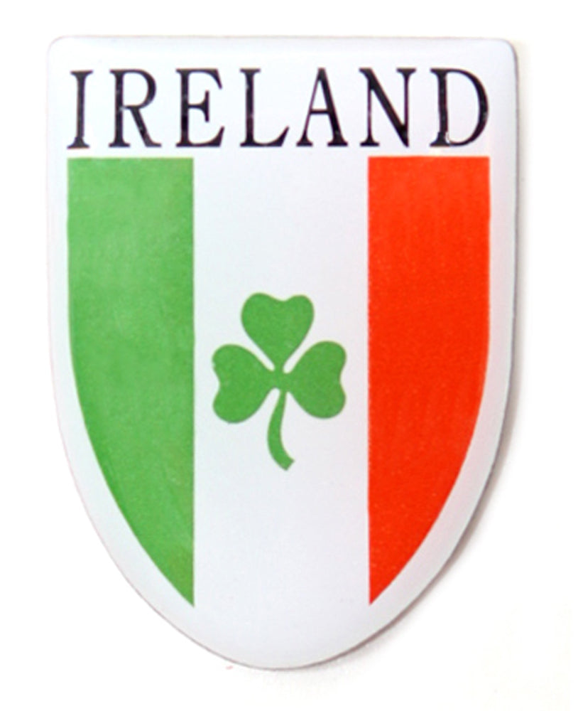 Tricolour Shield Pin Badge