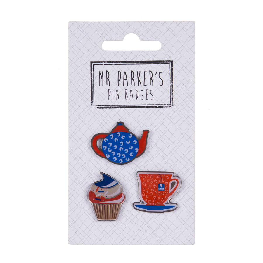 Teapot, Cup, Cupcake Magnet Set 3 Pack | Charming Designs