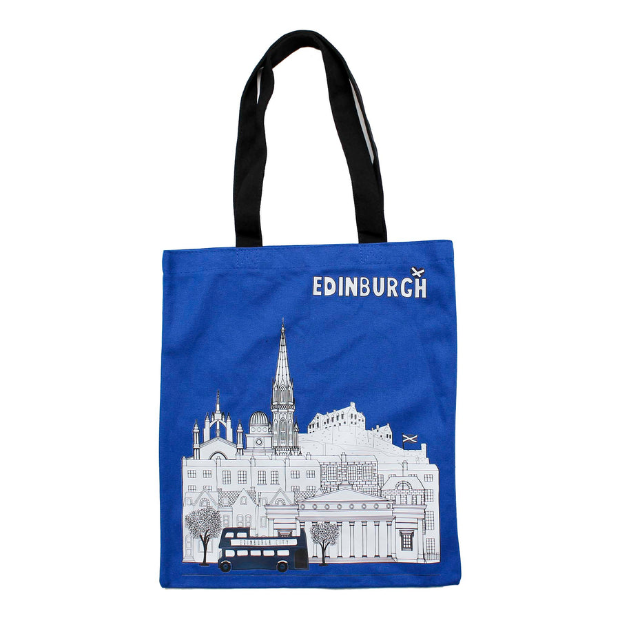 Big City Edinburgh Cityscape Shopper Bag | Iconic Landmarks & Symbols