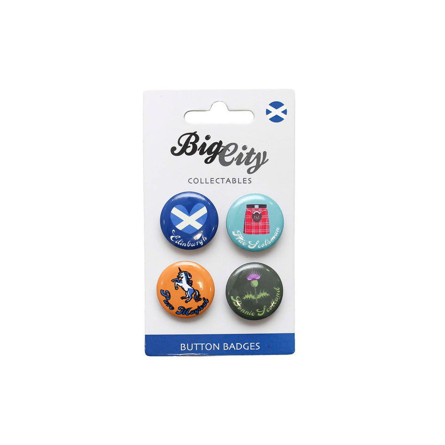 Edinburgh Button Badge