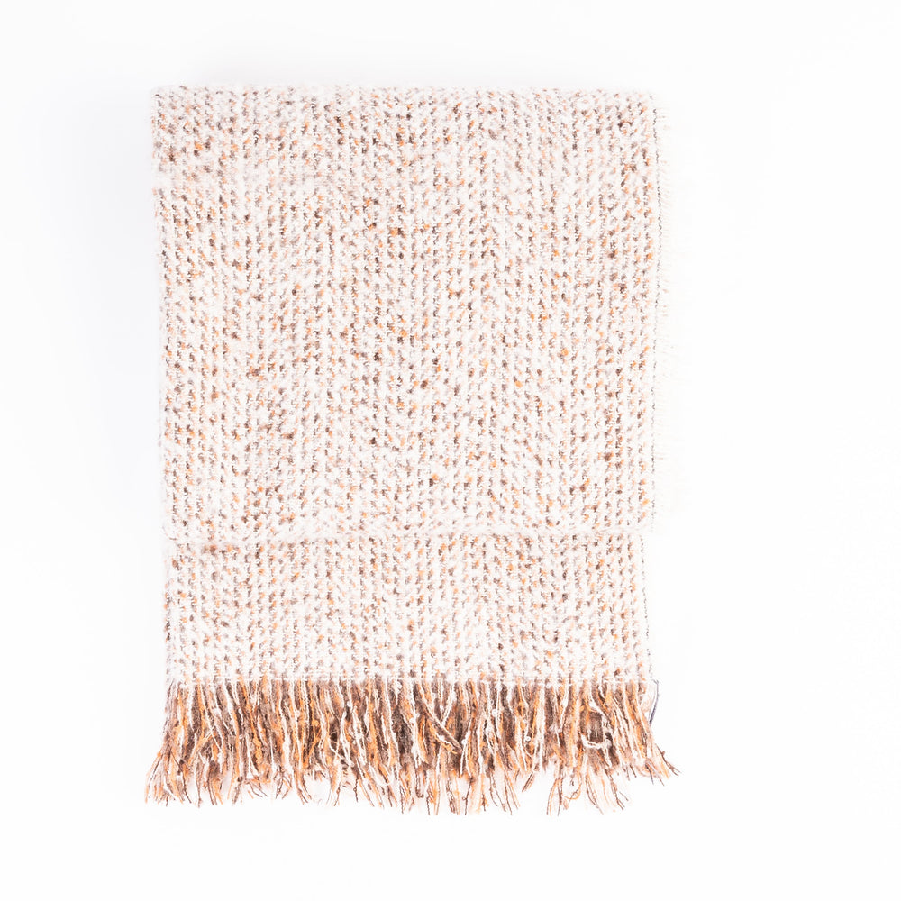 Boucle Tweed Soft Touch Blanket Scarf