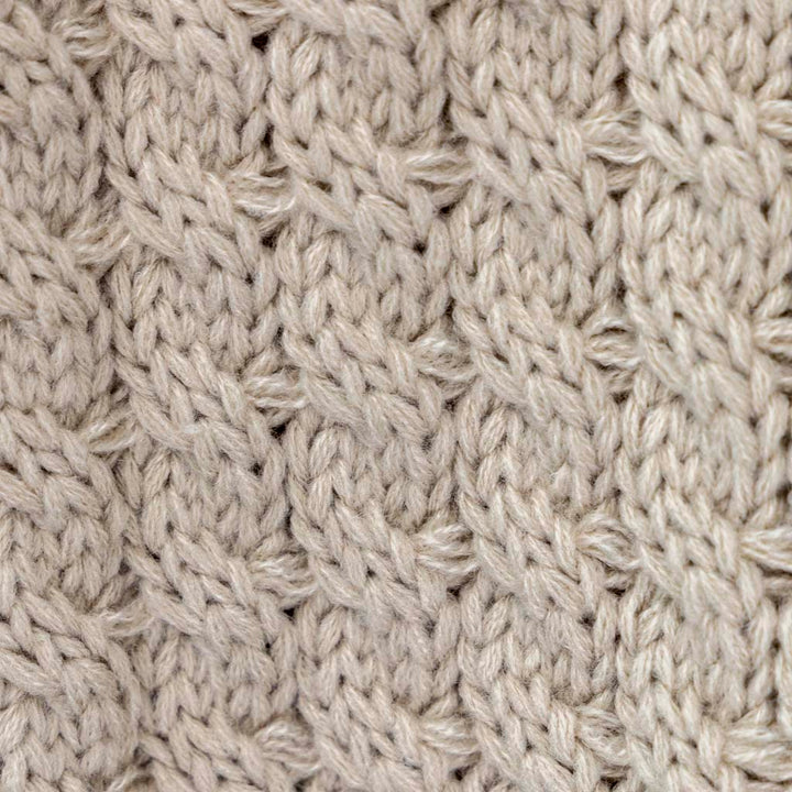 Aran Cable Shawl Neck Cape | Traditional Design | Cozy Knit