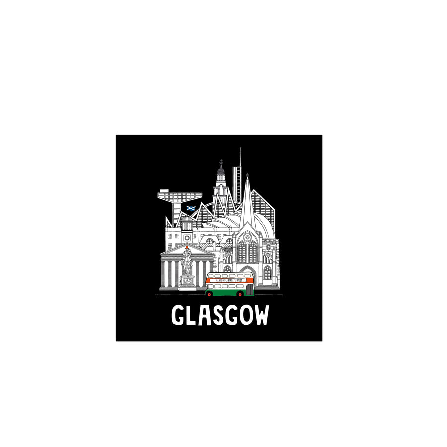 Big City Glasgow 3D Epoxy Magnet