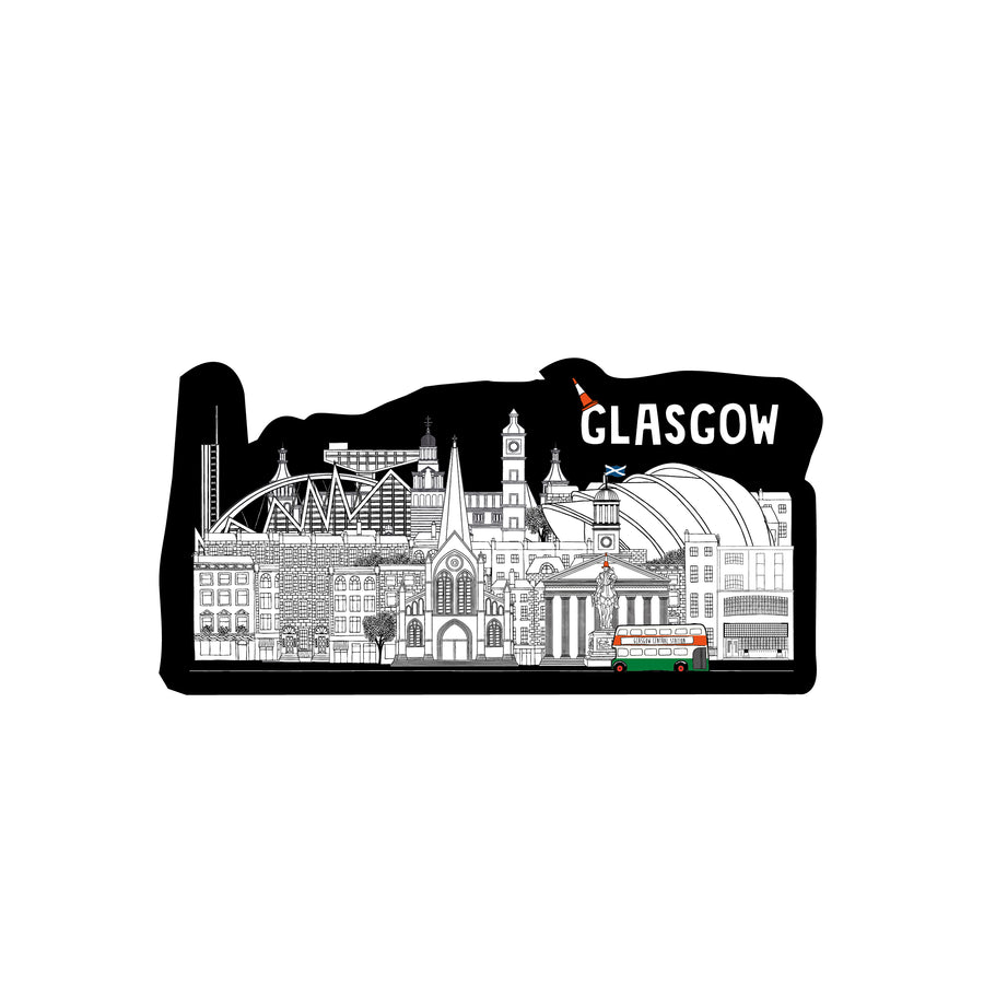 Big City Glasgow Long Epoxy Magnet