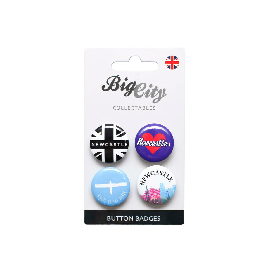Newcastle Button Badge