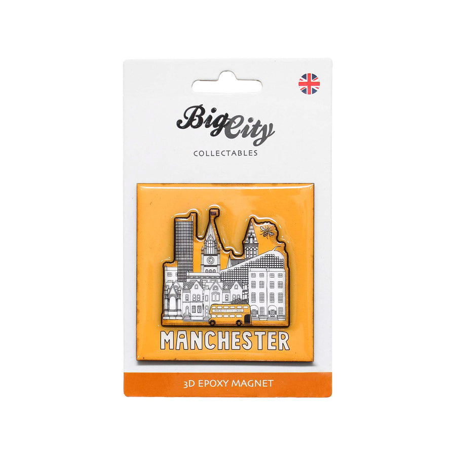 Manchester Skyline 3D magnet