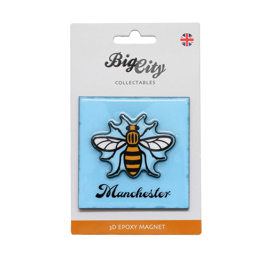 Manchester Bee 3D magnet