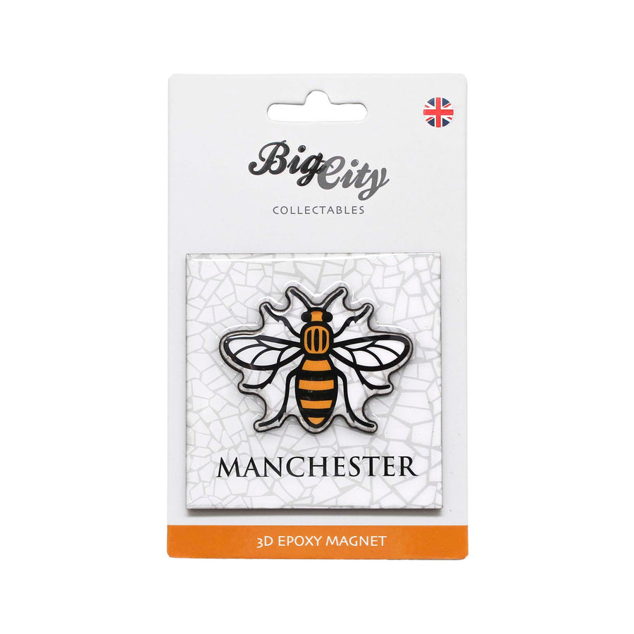 Manchester Bee Mosaic 3D Magnet
