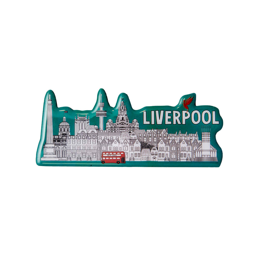 Liverpool Cityscape Long magnet