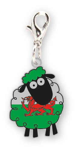 Welsh Sheep Clip On Charm