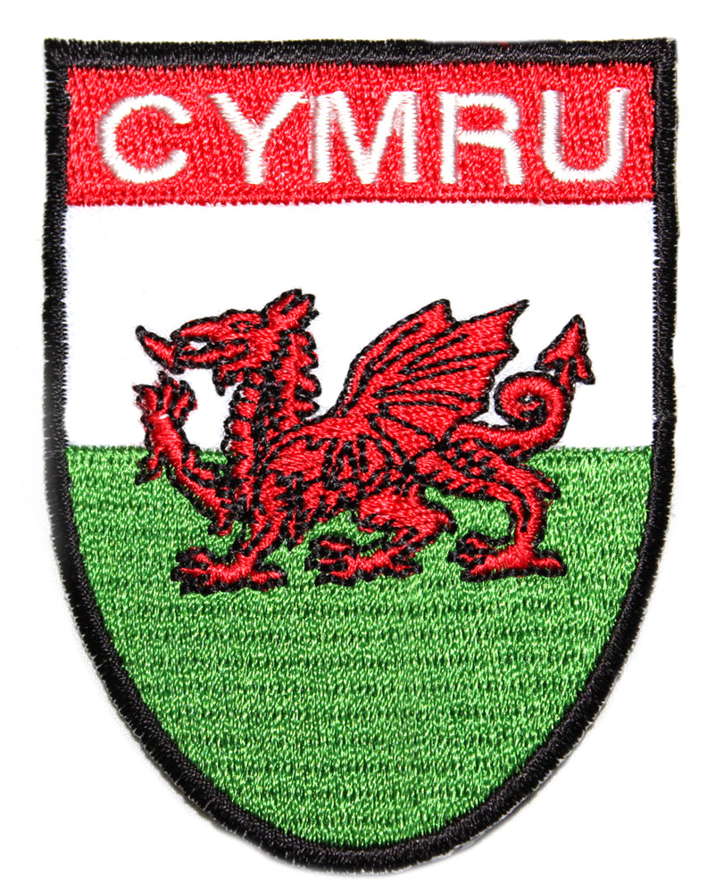 Cymru/dragon Shield Patch