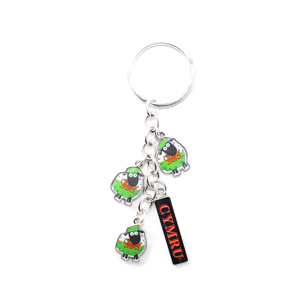 Cymru Sheep Multi Keyring
