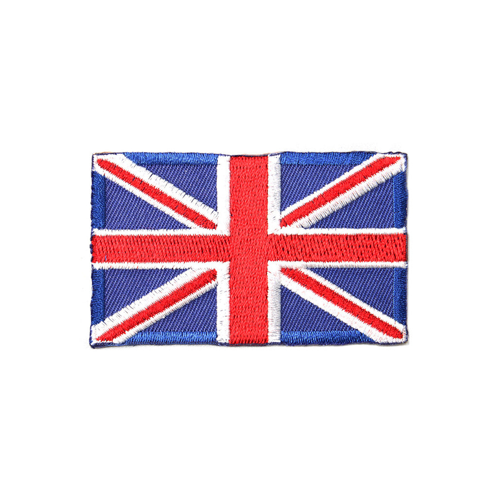 Union Jack Flag Embroidered Patch | Iron-On or Sew-On