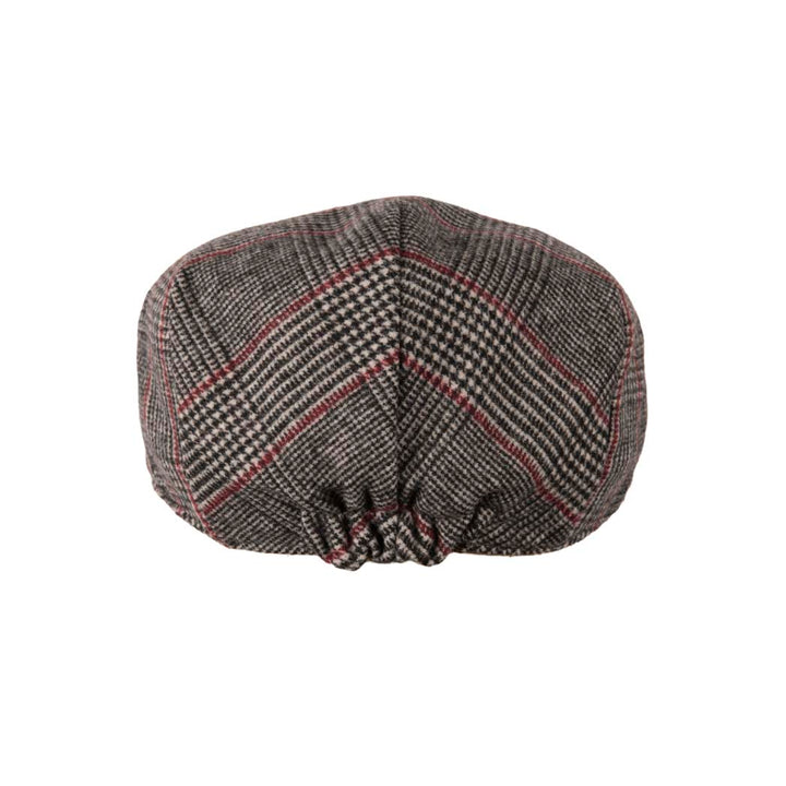 Arthur Tweed Flat Cap - Unisex, Elasticated Back, Wool Mix Fabric