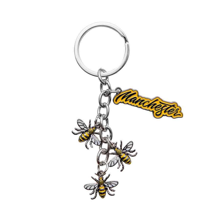 Manchester Bee Multi Keyring