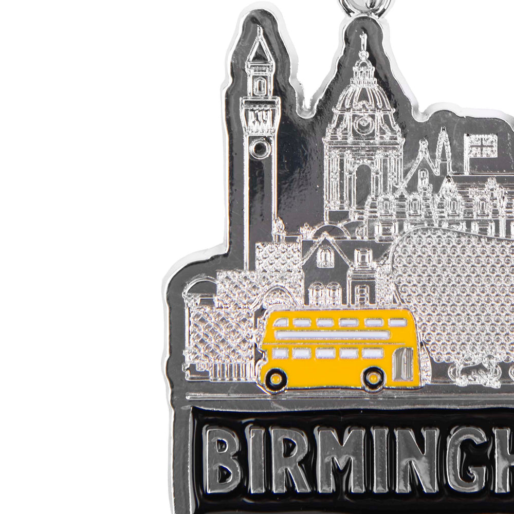 Birmingham Cityscape Metal Keyring