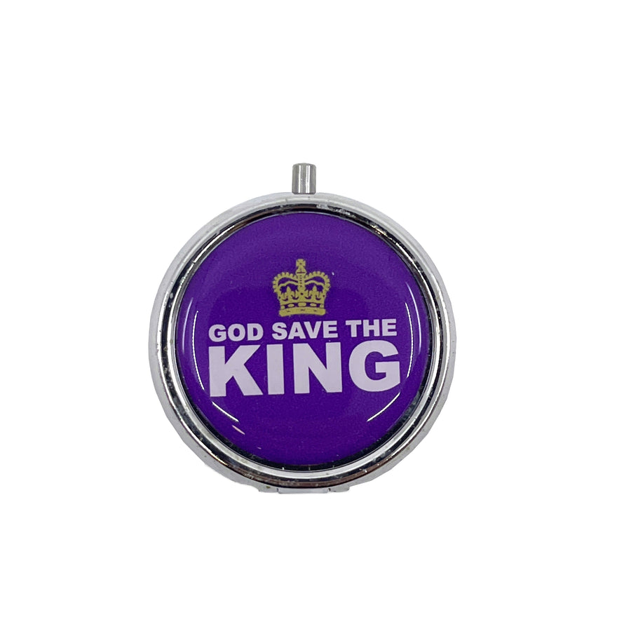God Save The King Pill Box