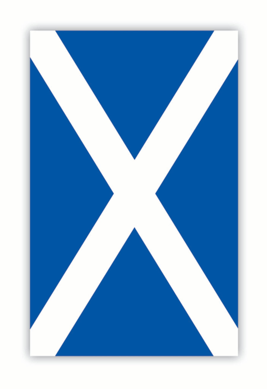 Saltire Flag Sticker