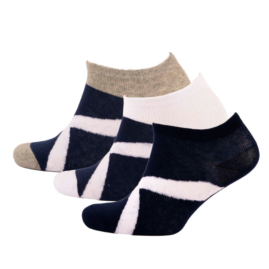 Saltire Trainer Socks 3 Pack - Comfortable Scottish Flag Socks